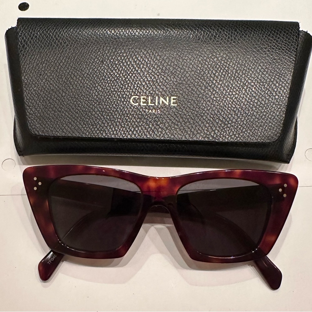 Celine Tortoise Cat Eye Sunglasses CL1401871
